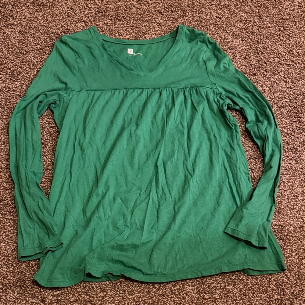 GAP Emerald Long Sleeve Women's Tee